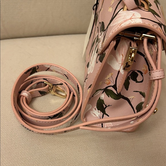 Ted Baker Pink and White Floral Mini Bag - Picture 2 of 5